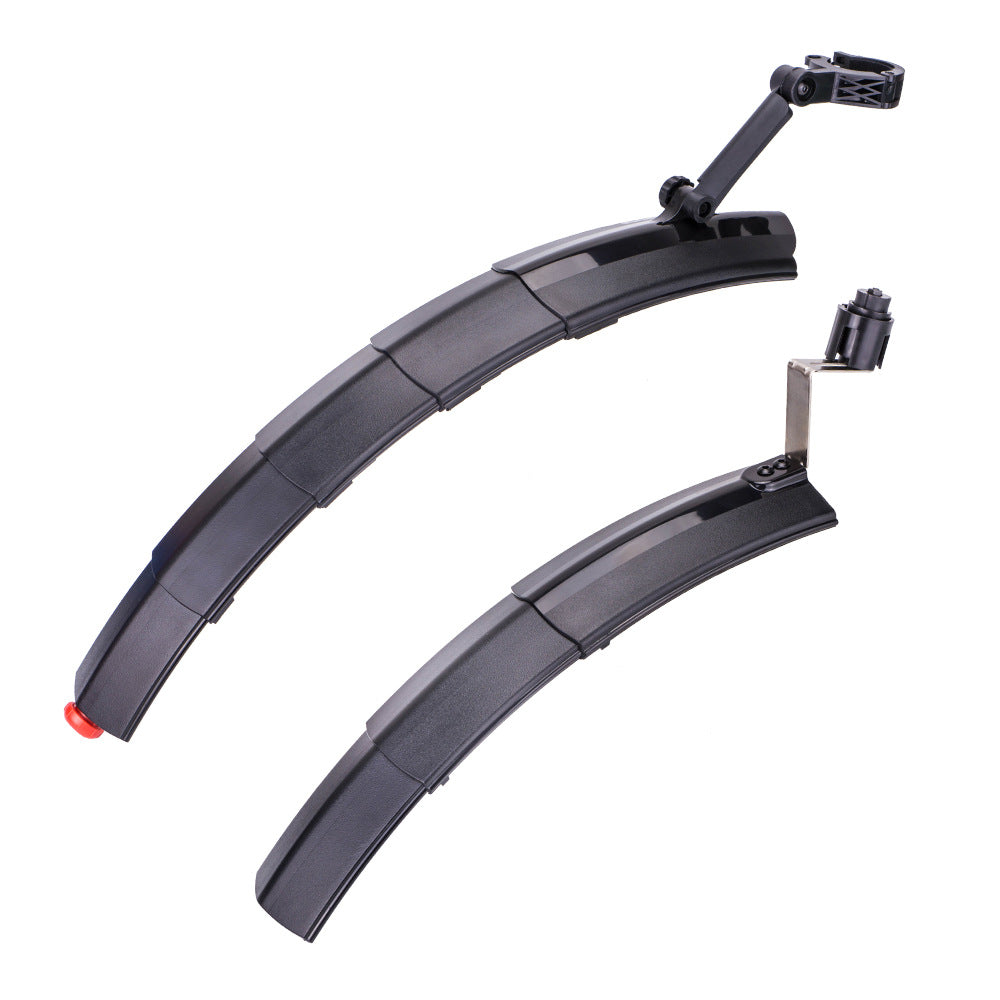 ZTTO ZT03 2Pcs Bike Fender Set Front+Rear Bike Mud Guard with Tail Light (with Installation Accessory) ZTTO ZT03 2Pcs Bike Fender Set Front+Rear Bike Mud Guard with Tail Light (with Installation Accessory)